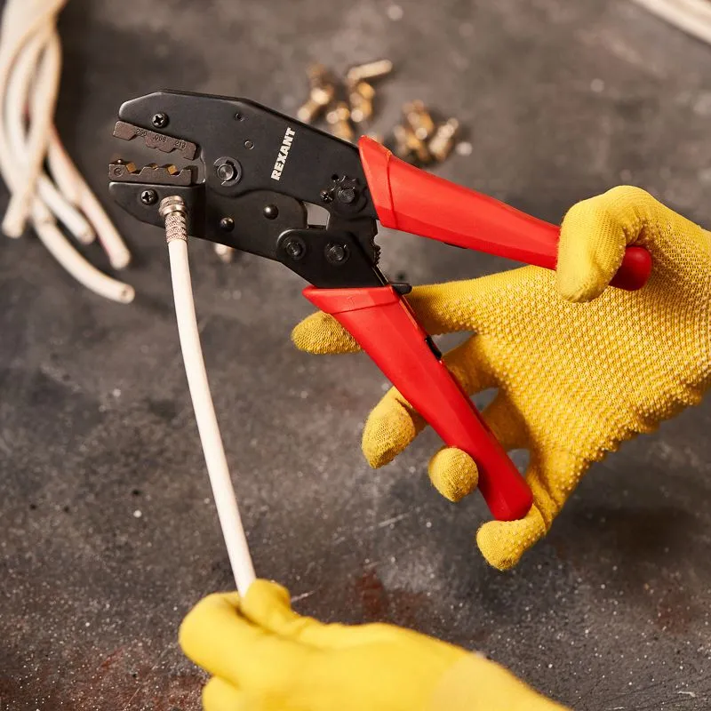 Кримпер HT-336A для обжима F и BNC разъемов типа RG-59, RG-58, RG-62 REXANT - Фото 2