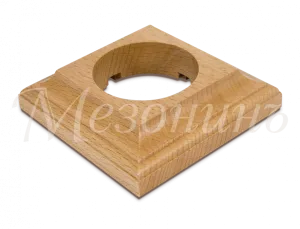 Рамка одноместная "Престиж" бук натуральный, для наружного и внутреннего монтажа, ТМ "МезонинЪ" GE70 GE70706-25