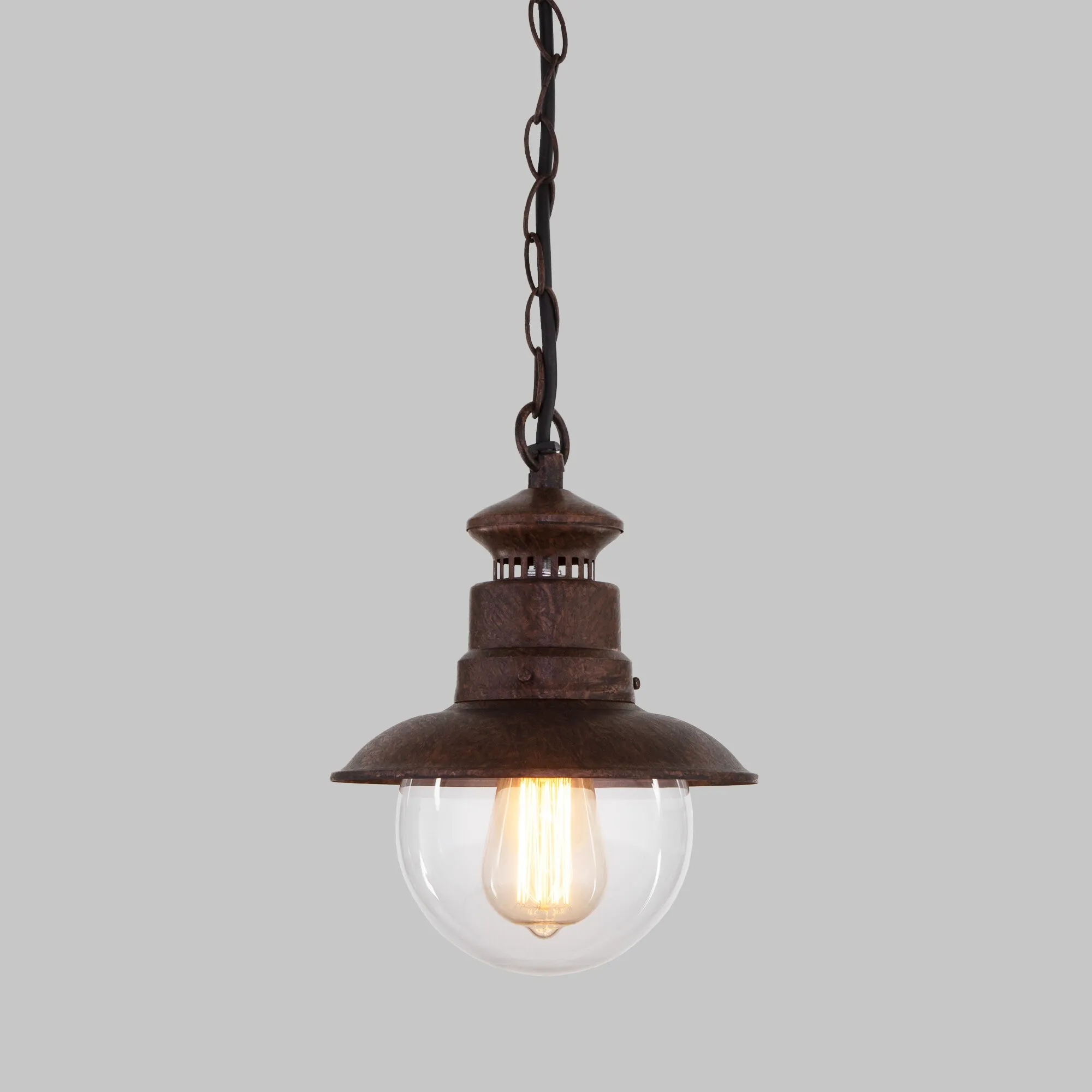 Светильник уличный подвесной IP44 Talli H брауни GL 3002H Elektrostandard - Фото 2