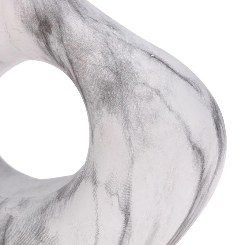 Светильник декоративный настольный Форте, основание кольцо под белый мрамор, черный абажур, цоколь Е27, 60Вт REXANT - Фото 5