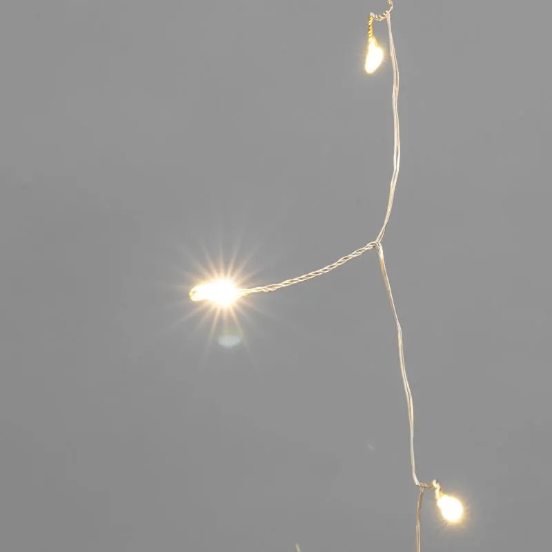 Гирлянда Светодиодный занавес из росы Фейерверк 3х2м 600 LED ТЕПЛЫЙ БЕЛЫЙ IP20 230В NEON-NIGHT - Фото 3