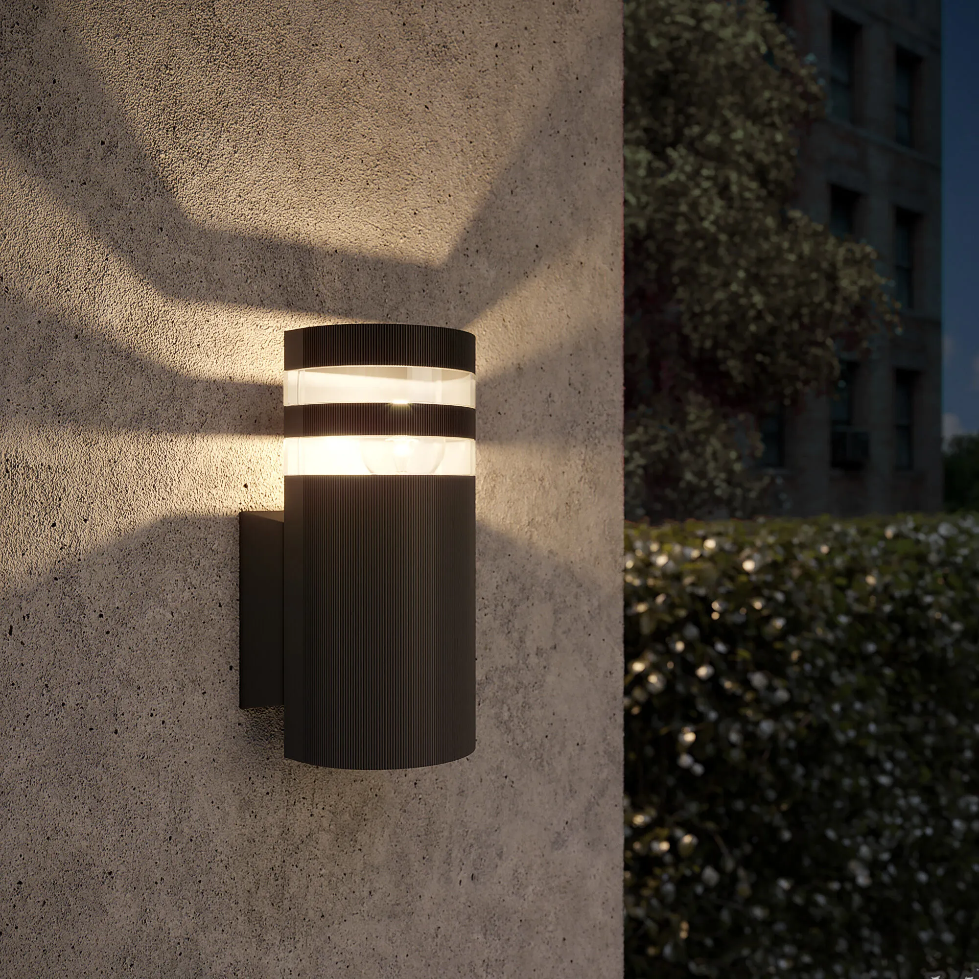 Светильник уличный настенный 1444 TECHNO черный Elektrostandard - Фото 2