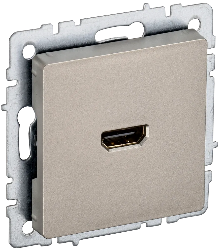 BRITE Розетка HDMI РHDMI-0-БрШ шампань IEK BR-H10-K37