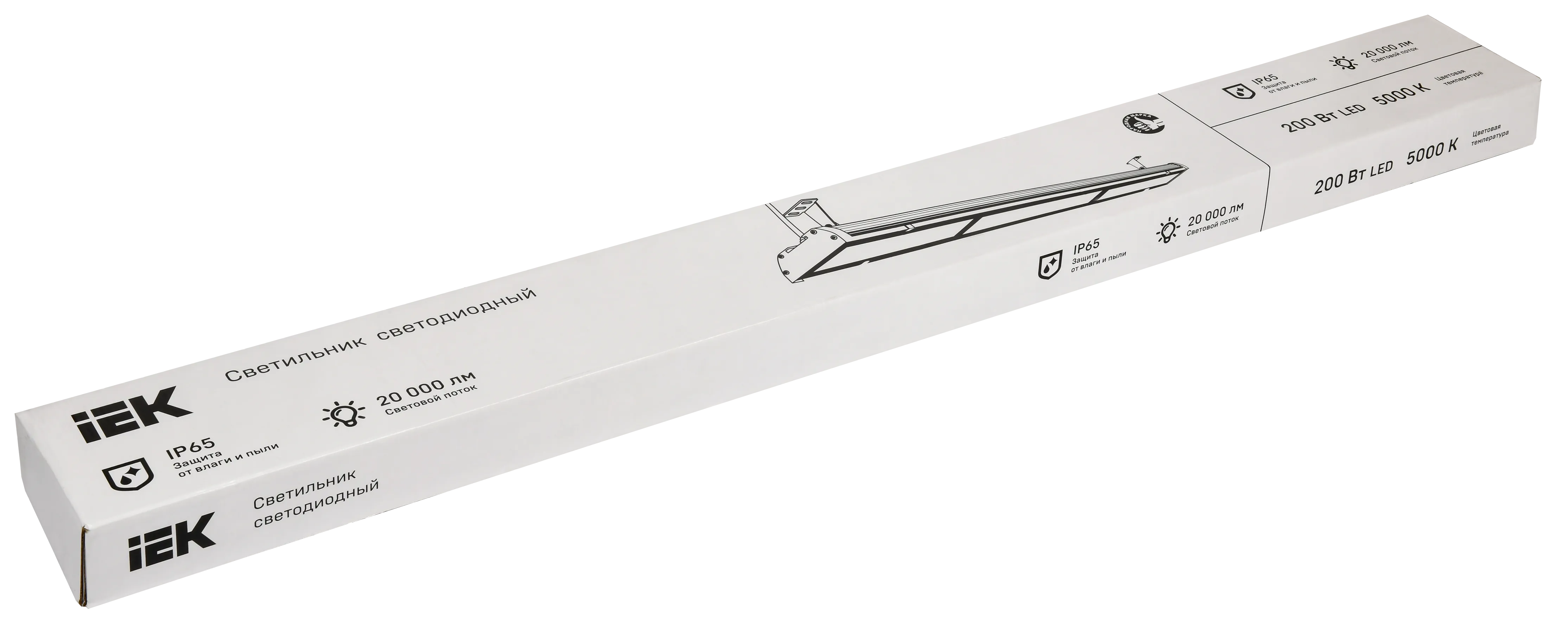 LIGHTING Светильник светодиодный ДСП 7021 200Вт 5000К IP65 IEK - Фото 2