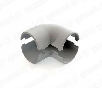 Поворот разъемный (угол) для труб D25мм (15/675шт)