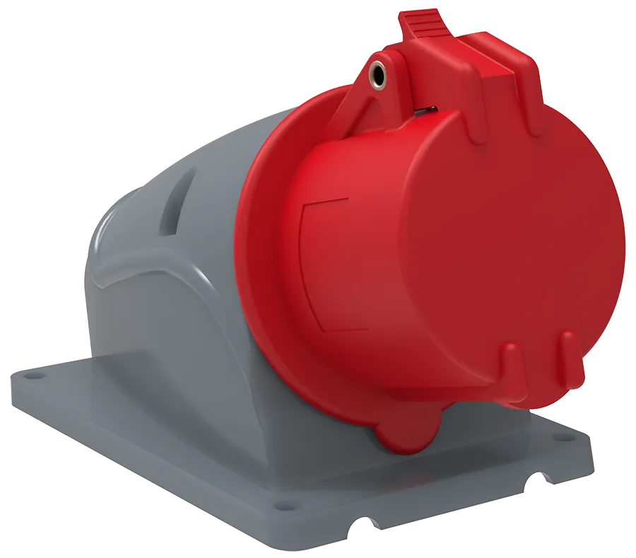 MAGNUM Розетка стационарная ССИ-114 16А-6ч/380-415В 3P+PE IP44 IEK