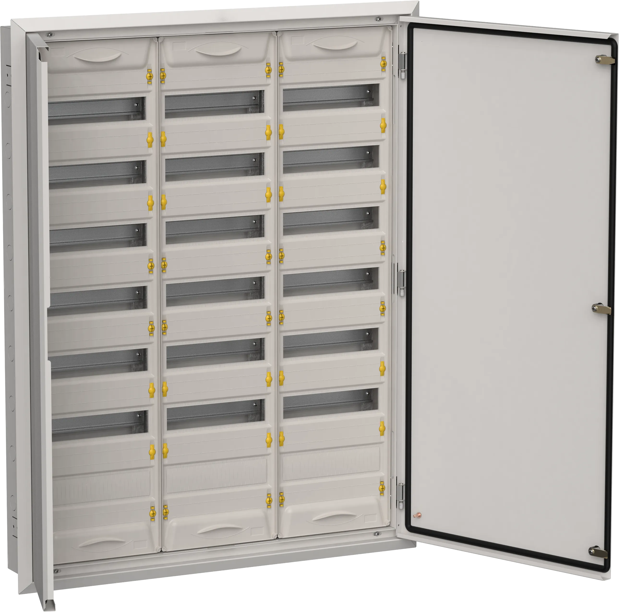 TITAN 5 Корпус металлический ЩРв-252 (3х84) 1130х885х130мм IP31 серый (две двери) IEK