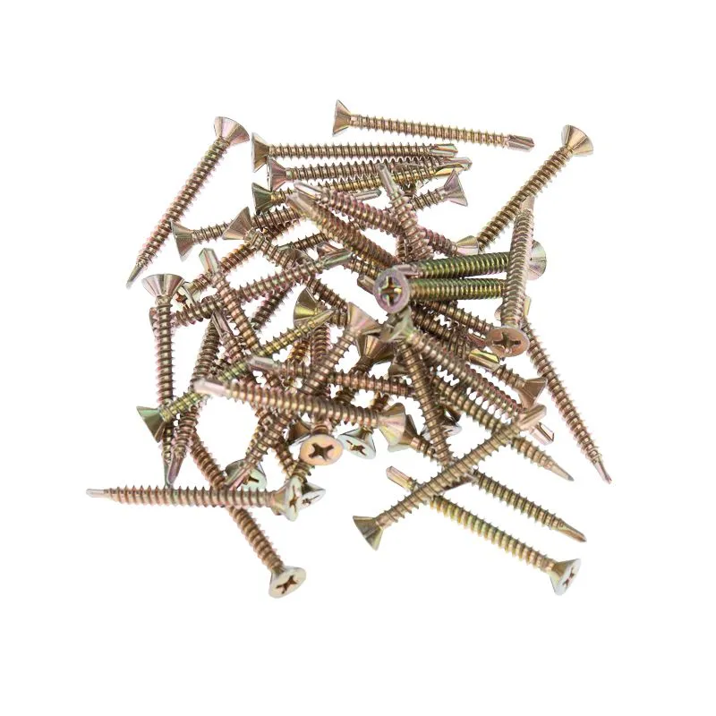 Саморез оконный KRANZ сверло, 3.9х38, желтый цинк, упаковка поставщика ( 7 000 шт. ) - Фото 4