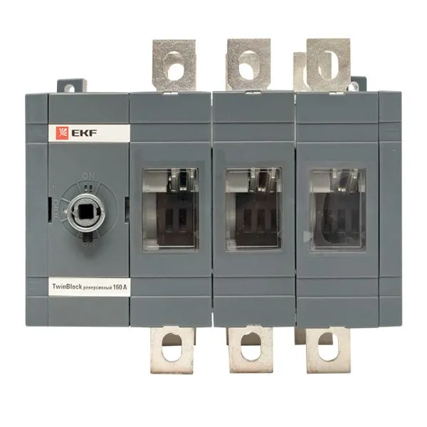 Рубильник 160A 3P реверсивный без рукоятки управления TwinBlock EKF - Фото 6