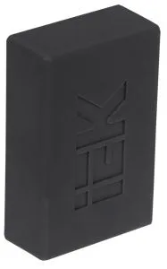 ELECOR Заглушка КМЗ 15х10 черный (4шт/компл) IEK EL-KK10D-Z-015-010-K02