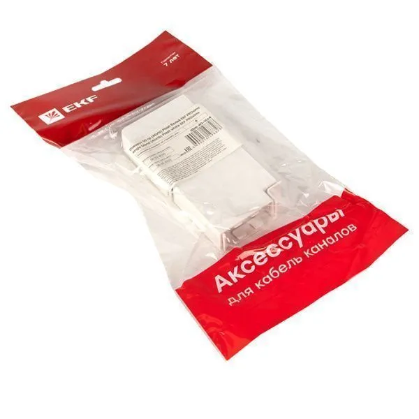 Поворот 90 гр. (40х16) (4 шт) белый EKF-Plast - Фото 2