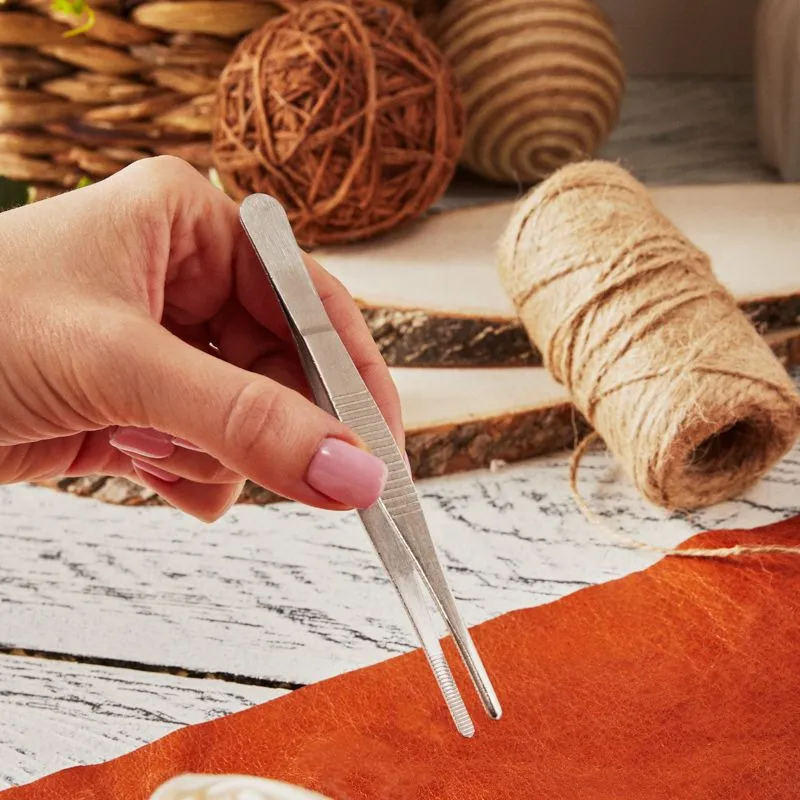 Пинцет прямой, рифленый 125мм (блистер) REXANT - Фото 4