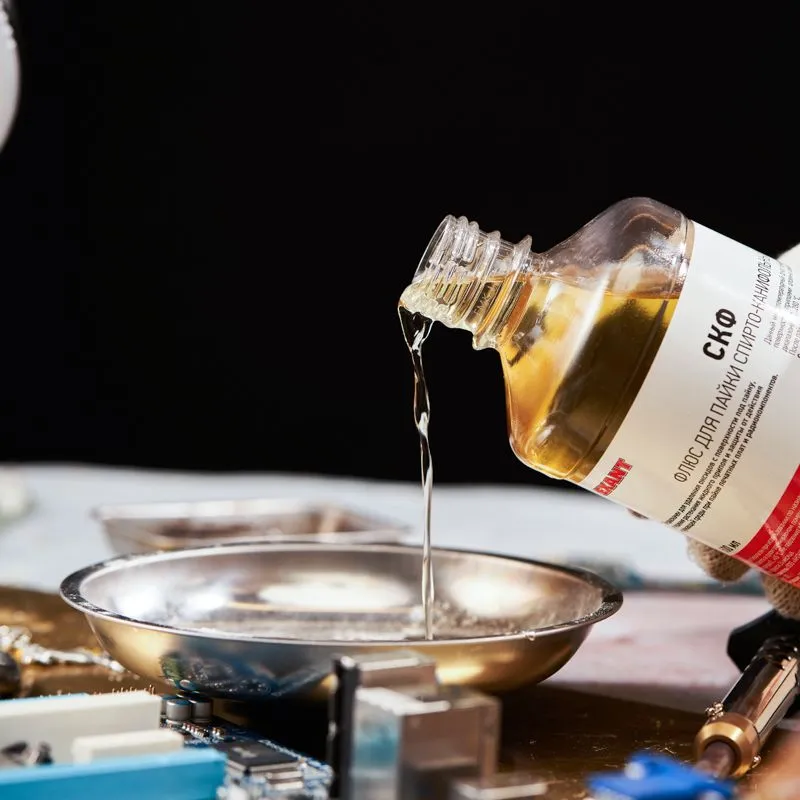 Флюс для пайки, СКФ (спирто-канифольный), 500мл, флакон REXANT - Фото 4