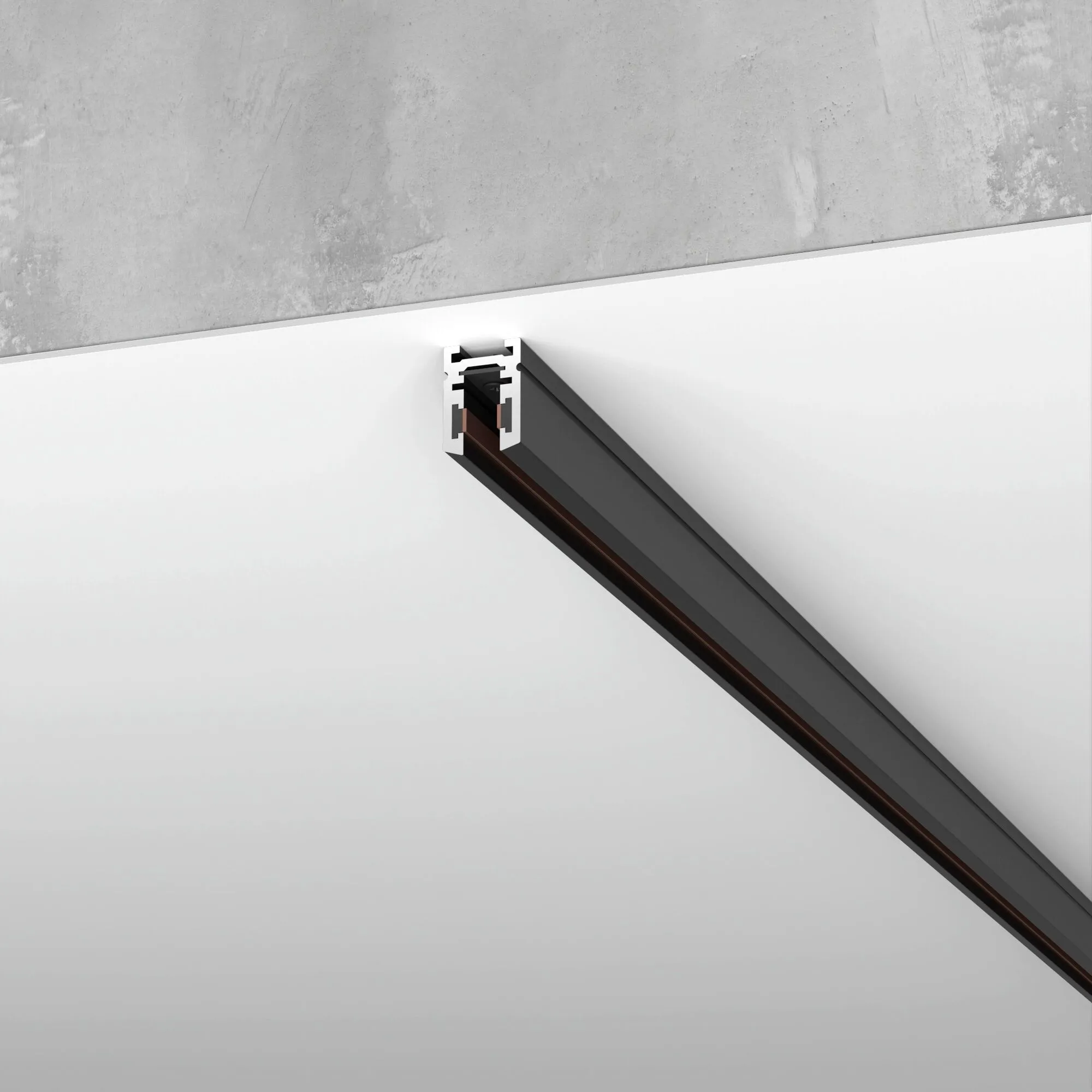 Mini Magnetic Шинопровод накладной (черный) (2м) 85171/00