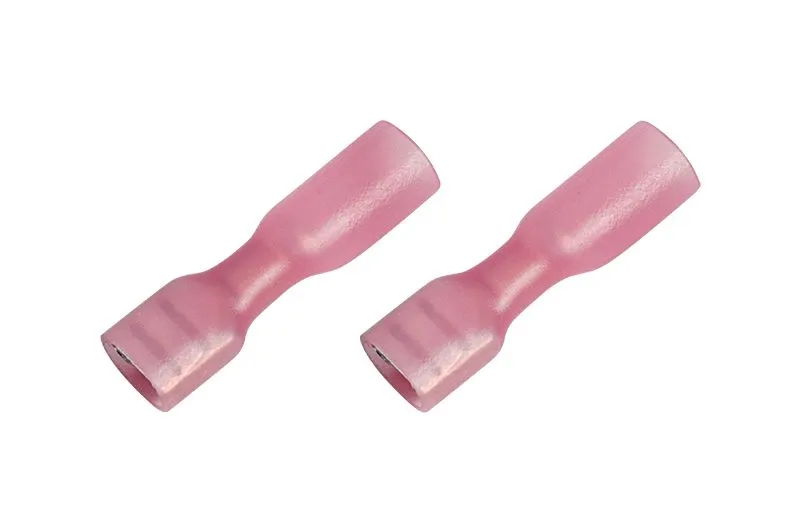 Клемма плоская полностью изолированная термоусаживаемая РПи-м-т 1.5-(6.3)/РпИм-т 1,25-7-0,8 гнездо 6.6 мм 0.5-1.5 мм² красный REXANT