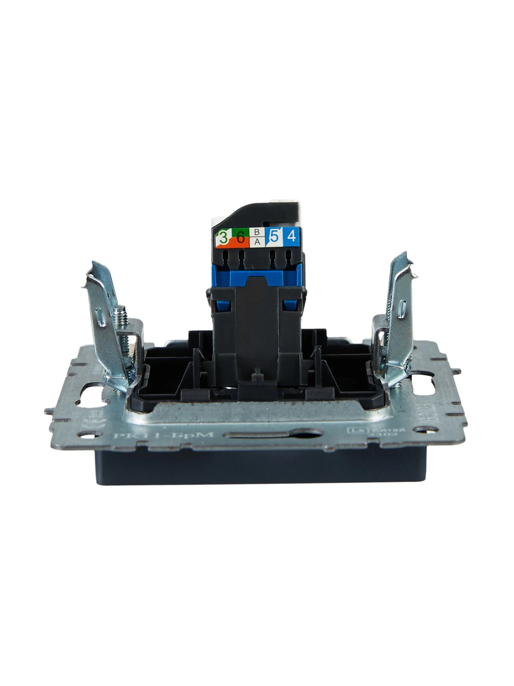 BRITE Розетка компьютерная RJ45 кат.6 РК11-БрМ маренго IEK - Фото 4