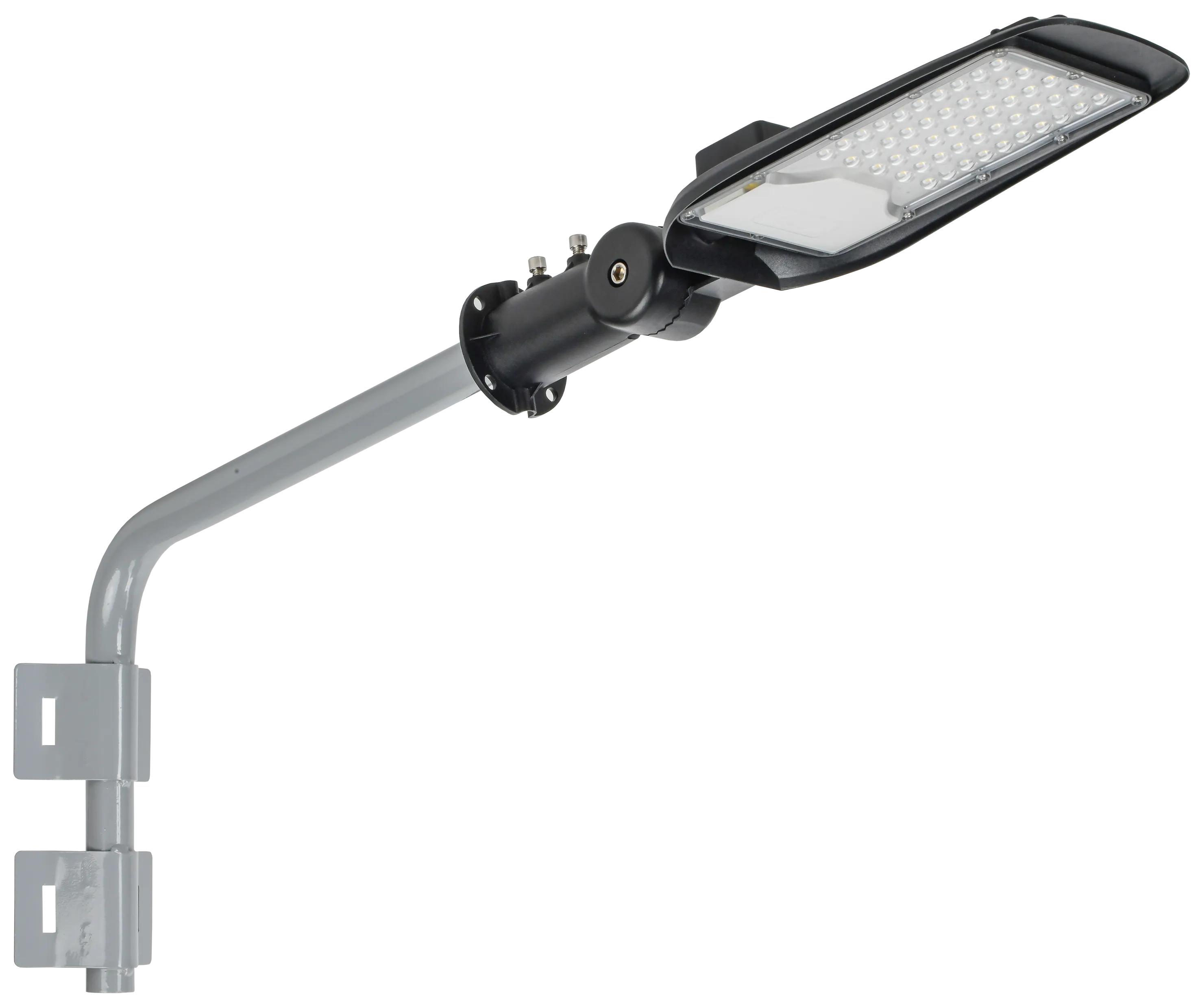 LIGHTING Кронштейн КР-2 D=48мм L=500мм под монтажную ленту 2 хомута серый IEK - Фото 3