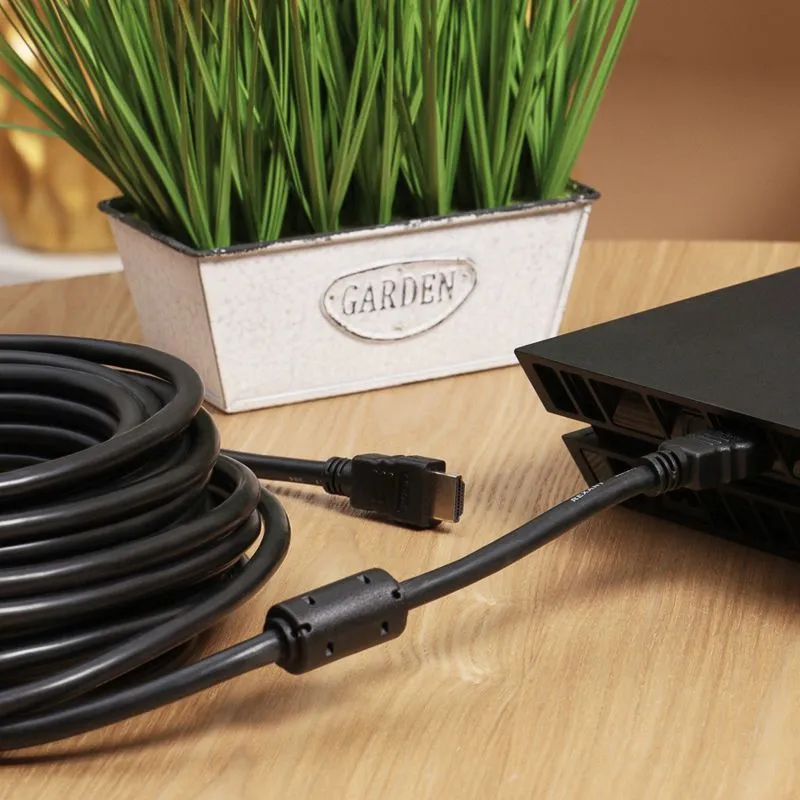 Кабель HDMI - HDMI 1.4, 15м, Gold REXANT - Фото 5