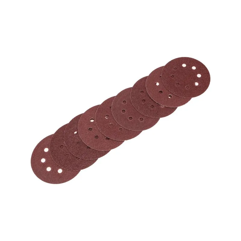 Диск абразивный на ворсовой основе, на липучке, перфорированный, P60, 125мм, 10 шт. KRANZ - Фото 3