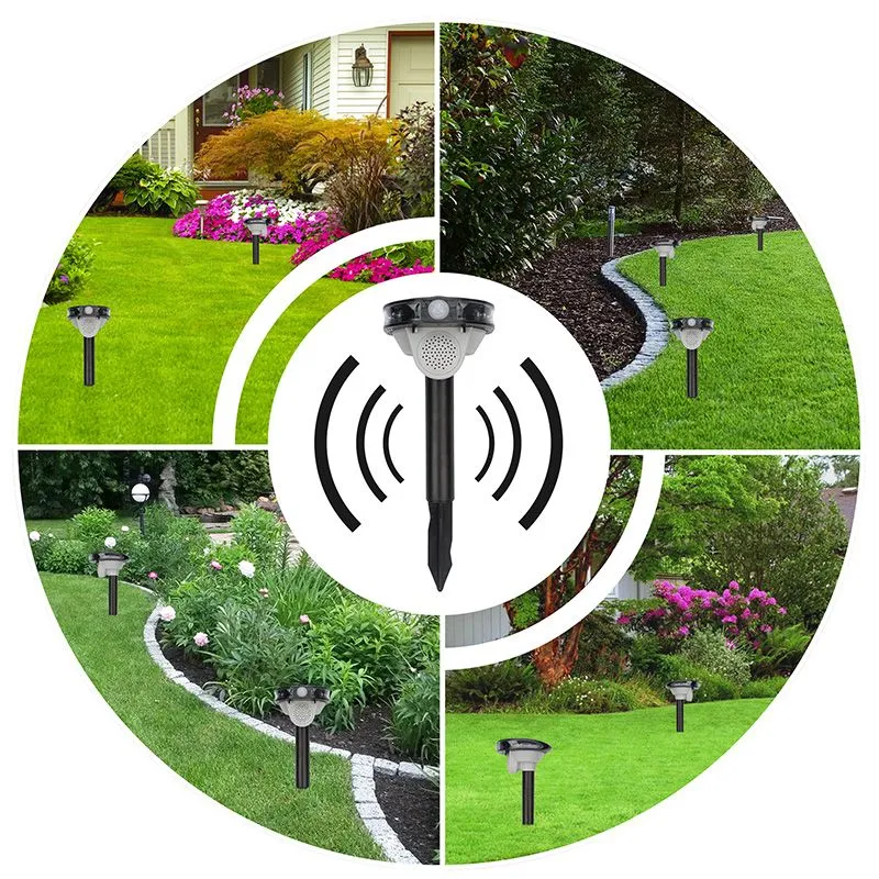 Звуковой отпугиватель животных с датчиком движения, на солнечной батарее REXANT - Фото 3