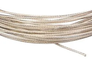 Трос стальной в ПВХ оплетке d=3,0(2,0) мм, прозрачный (бухта 20 м)   ТС-ПВХ-3,0-20