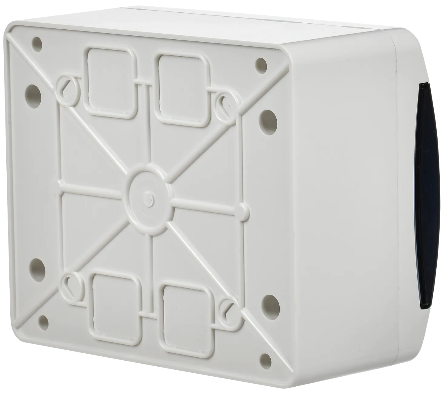 UNION Compact Корпус пластиковый БЕЛЫЙ ЩРН-П-6, IP41 черная прозрачная дверь IEK - Фото 5