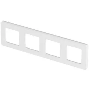 INSPIRIA Рамка 4-местная белый 673960