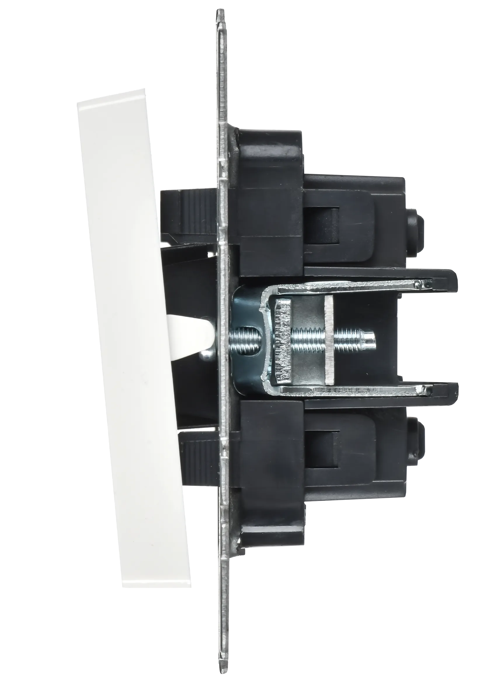 BRITE Выключатель 2-клавишный перекрестный 10А ВС10-2-3-БрБ белый IEK - Фото 4