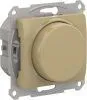 Механизм светорегулятора поворотно-нажимного Glossa LED RC 315Вт титан SchE GSL000430 1402911