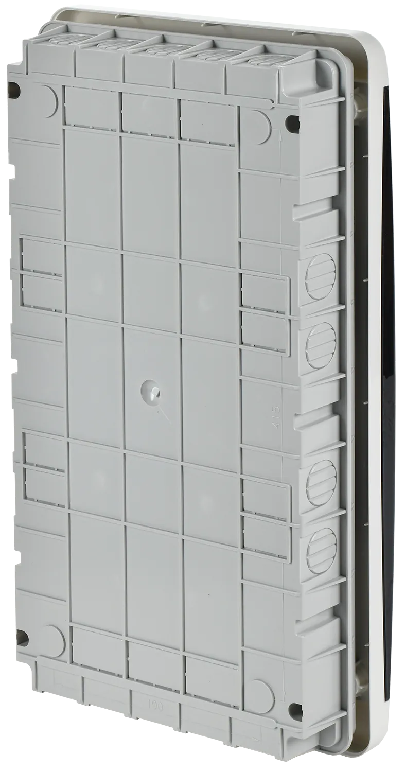 TEKFOR Корпус пластиковый ЩРВ-П-36 IP41 черная прозрачная дверь IEK - Фото 5