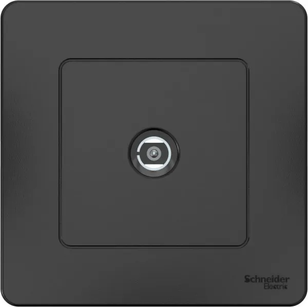 Розетка телевизионная TV 1-м СП Blanca коннектор антрацит SE BLNTS000016 - Фото 3