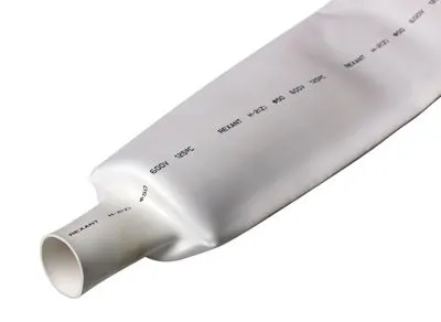 Трубка термоусаживаемая ТУТ нг 50,0/25,0мм, белая, упаковка 10 шт. по 1м REXANT - Фото 2