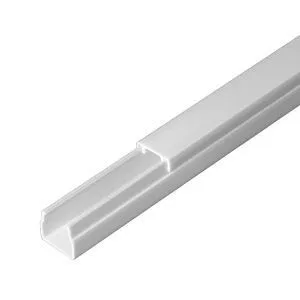 Кабель-канал белый 2-й замок в п/э 12х12 мм (120 м/уп) Промрукав