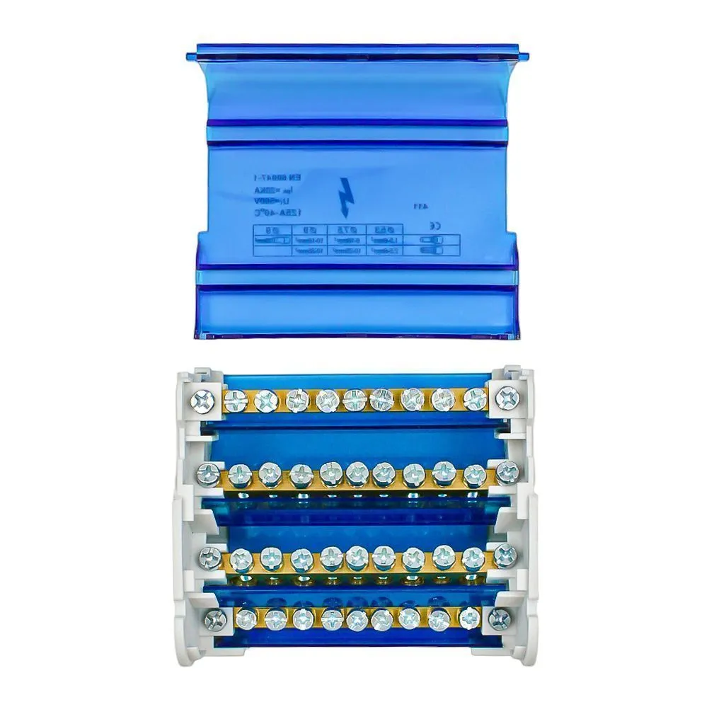 Шины на DIN-рейку в корпусе (кросс-модуль) 4х11 3L+PEN DEKRON - Фото 5