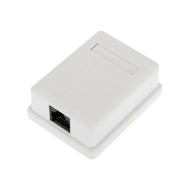 Розетка компьютерная внешняя, 1-порт RJ-45 (8P8C), UTP CAT 6 REXANT 03-0132