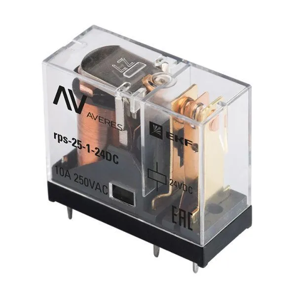 Реле промежуточное РП slim 25/1 10A 24В DC - Фото 3