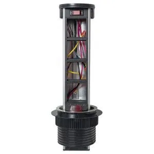 Встраиваемая мини-колонна с беспроводной зарядкой 15Вт, 8 модулей C-Line cl-vmkwс-8-s