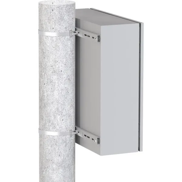 Комплект крепления на столб монтажной полосой (ширина шкафа до 650 мм) EKF