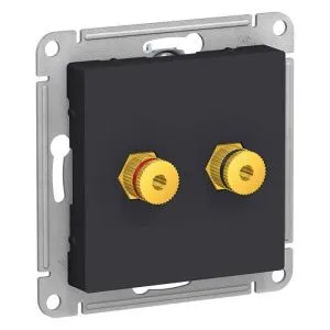 Розетка аудио 2-м AtlasDesign карбон SE ATN001087 1240557