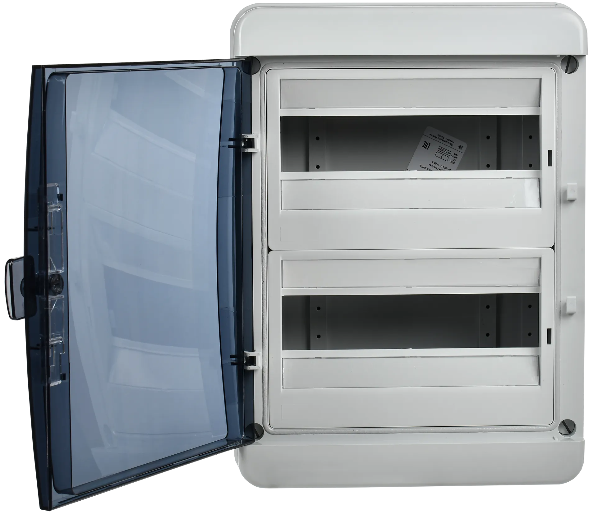 TEKFOR Корпус пластиковый КМПн-24 IP65 черная прозрачная дверь IEK - Фото 3