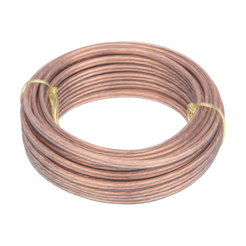 Кабель акустический 2х0,75мм², прозрачный BLUELINE, мини-бухта 10м REXANT - Фото 3