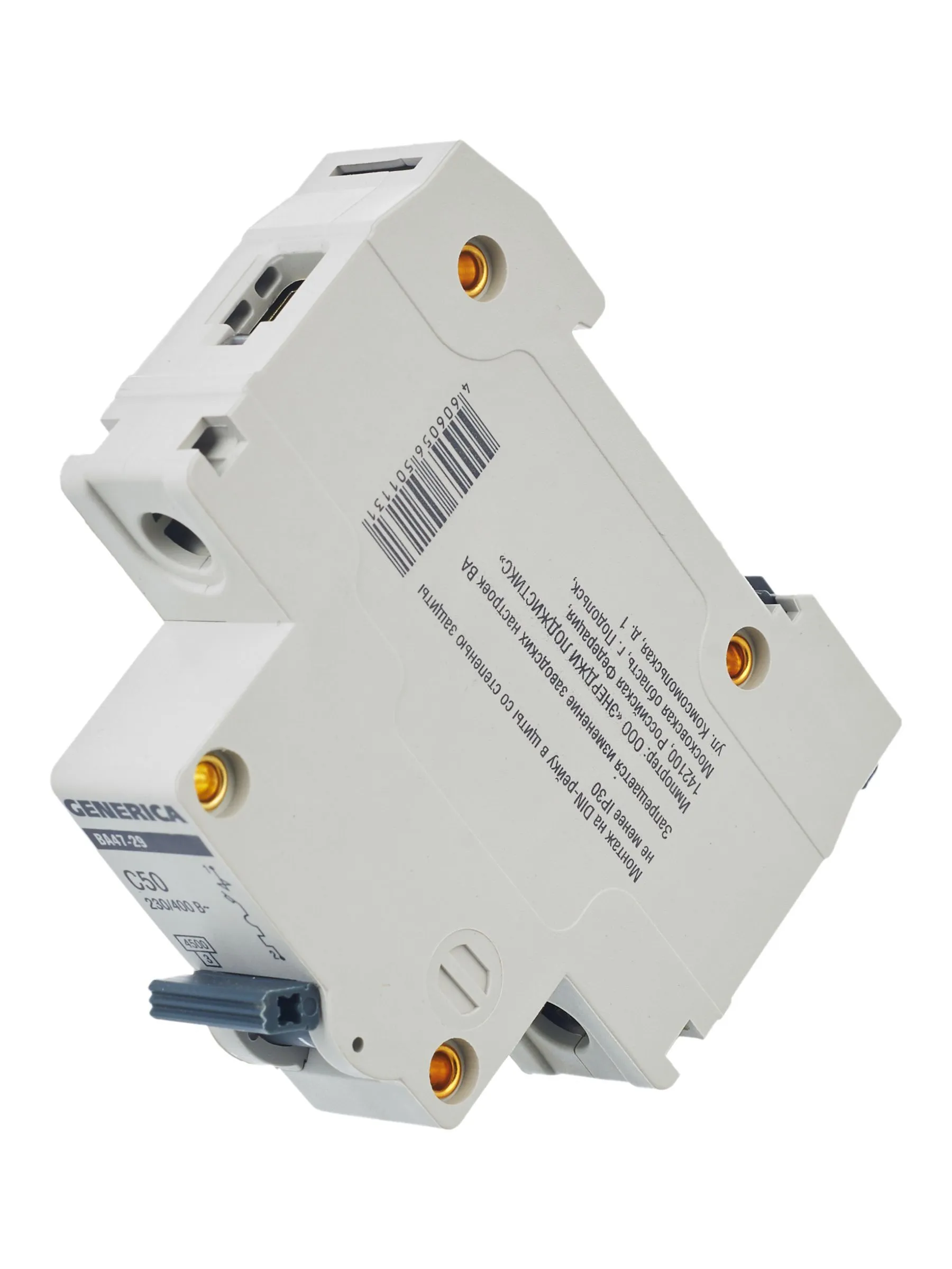 Автоматический выключатель ВА47-29 1Р 50А 4,5кА С GENERICA