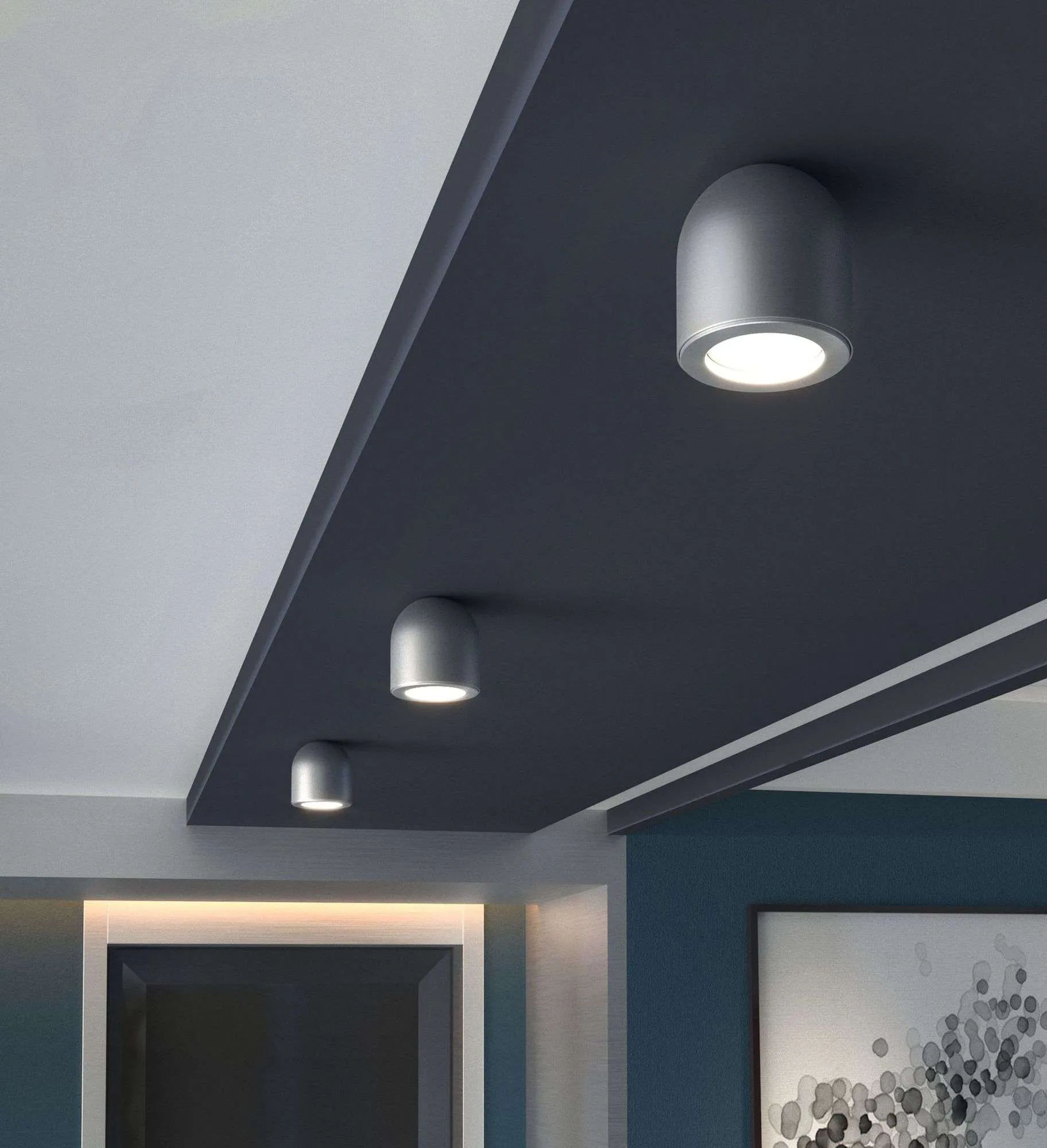 Светильник накладной серебро DLN116 GU10 Elektrostandard - Фото 3