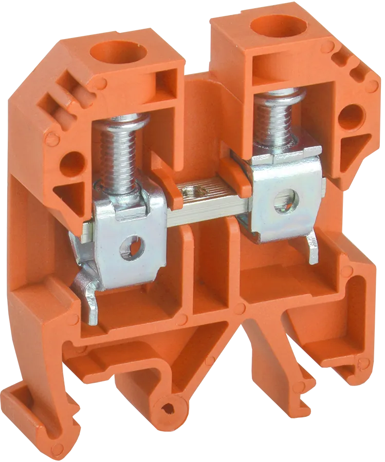 Клемма винтовая КВИ-10мм2 оранжевая IEK