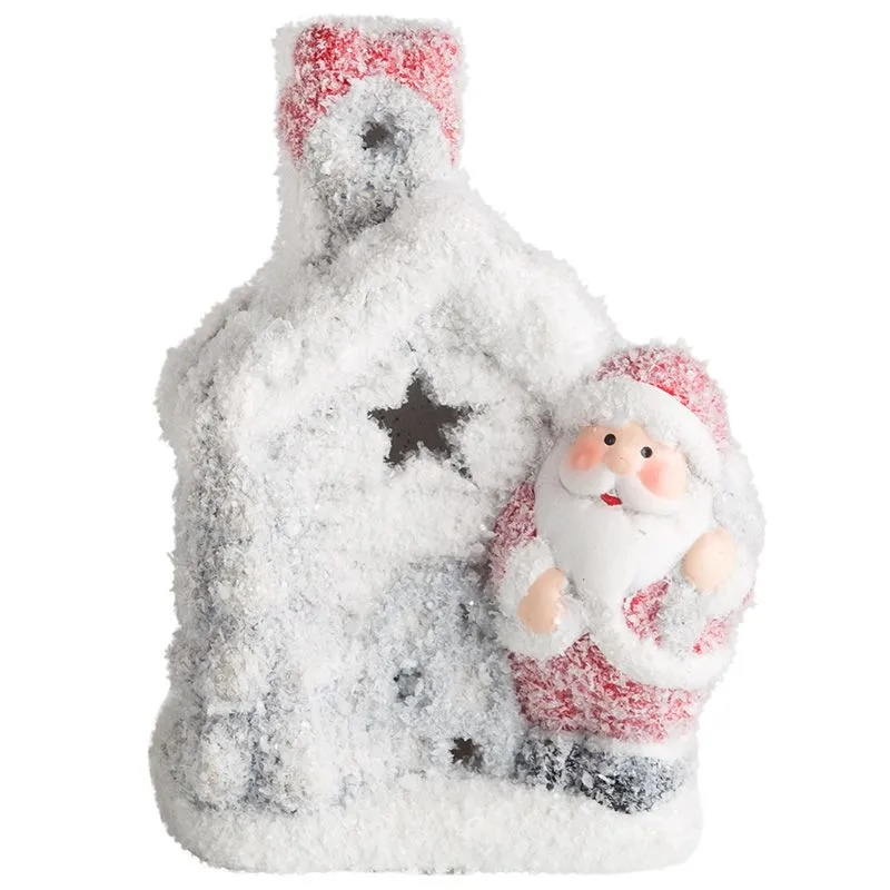 Керамическая фигурка Домик 8x7x11 см - Фото 4