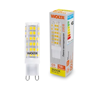 Светодиодная лампа WOLTA WSTD-JCD-7W3KG9-C 7Вт 3000K G9 WSTD-JCD-7W3KG9-C