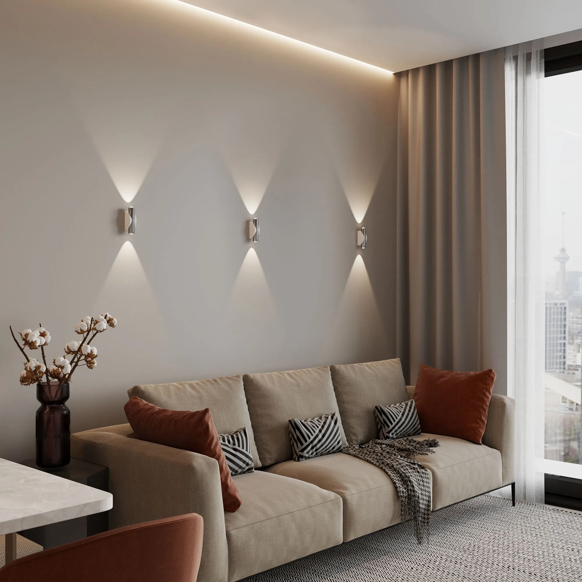 Светильник светодиодный настенный Steel LED 40109/LED белый/сталь Elektrostandard - Фото 3