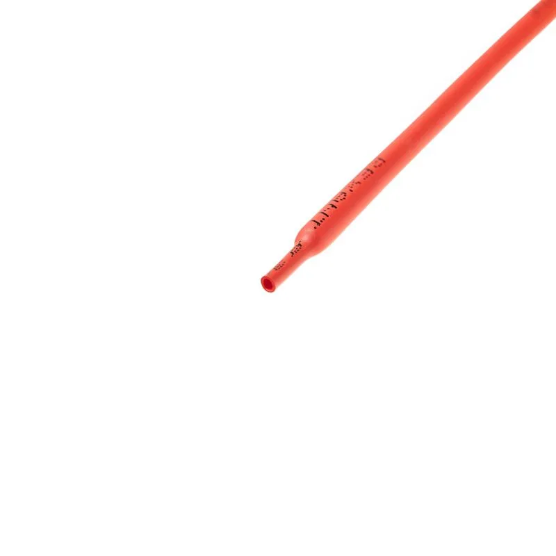 Трубка термоусаживаемая ТУТ нг 3,0/1,5мм, красная, упаковка 50 шт. по 1м REXANT - Фото 2