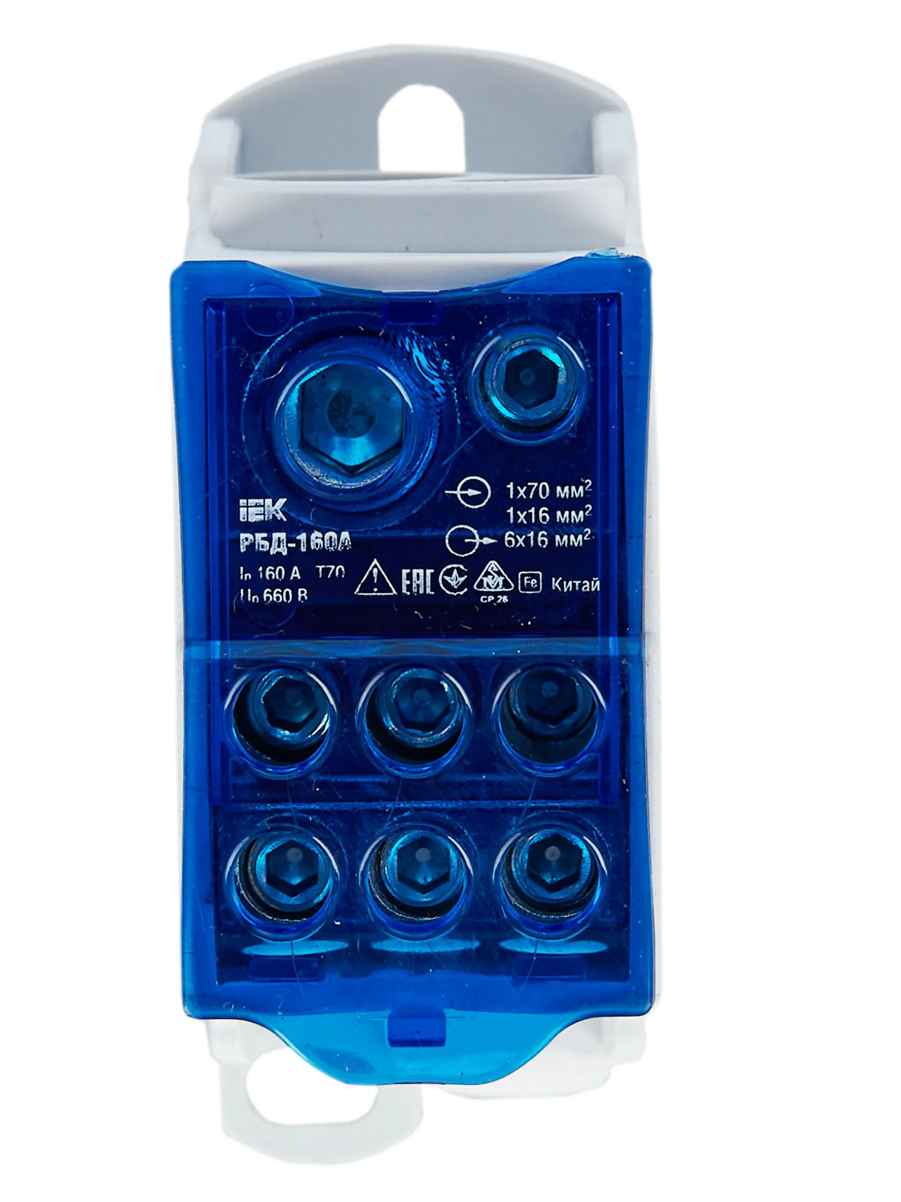 Блок распределительный РБД-160А на DIN-рейку IEK - Фото 6