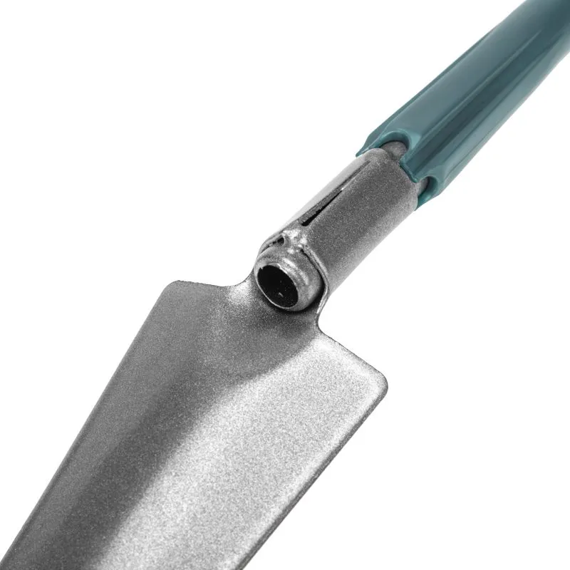 Совок садовый узкий с цельнометаллической ручкой покрытой пластиком ЧЕТЫРЕ СЕЗОНА - Фото 4